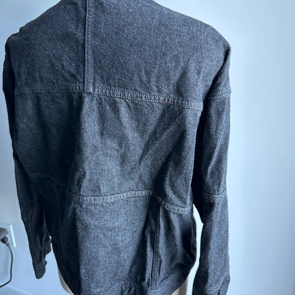 AG Jeans Denim Mock Neck Jacket Size Medium - Picture 6 of 7